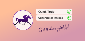 Quick Todo App mit Fortschrittsanzeige